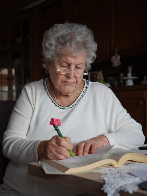 woman, portrait, granny