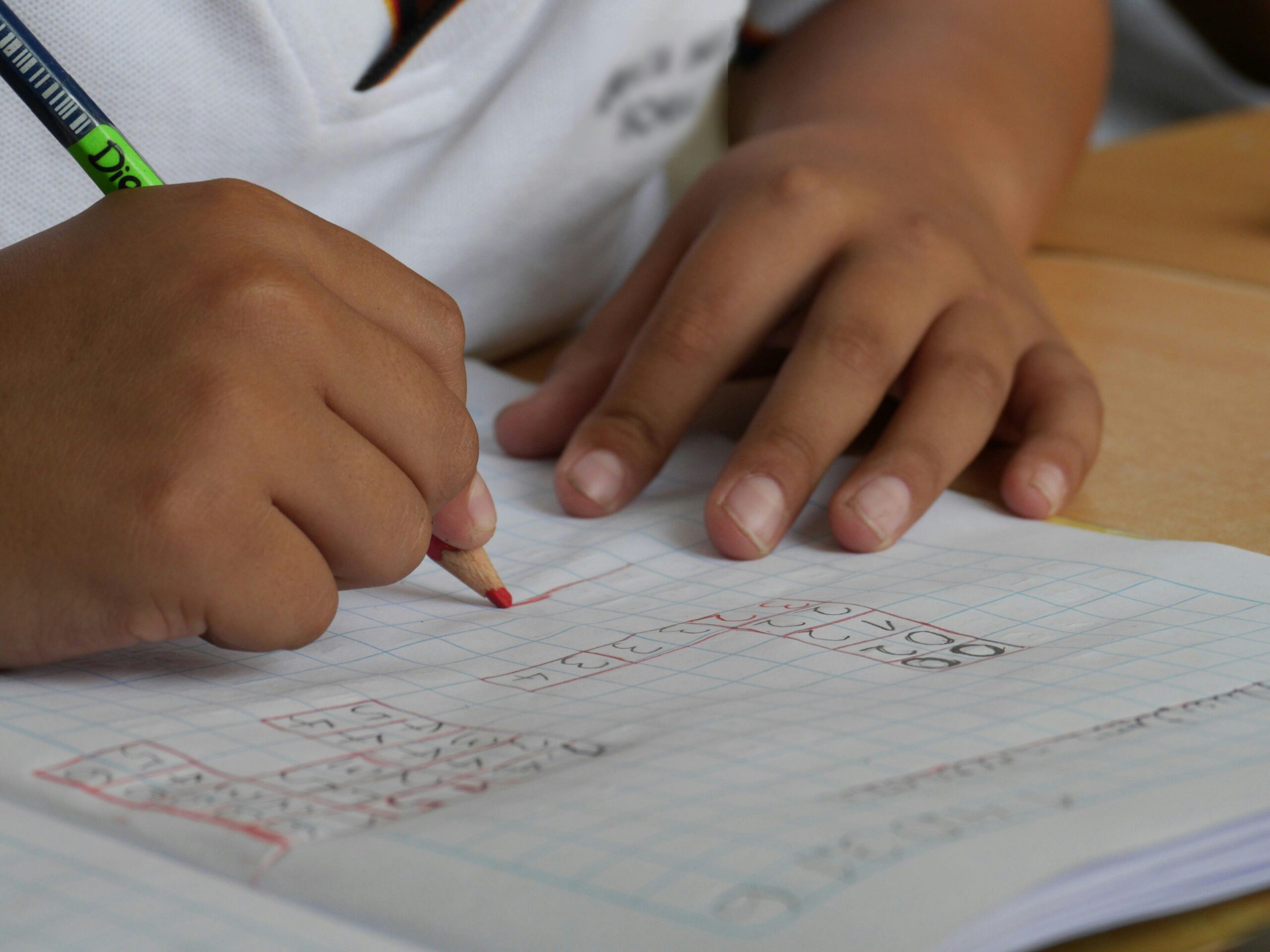 White Graphing Notebook